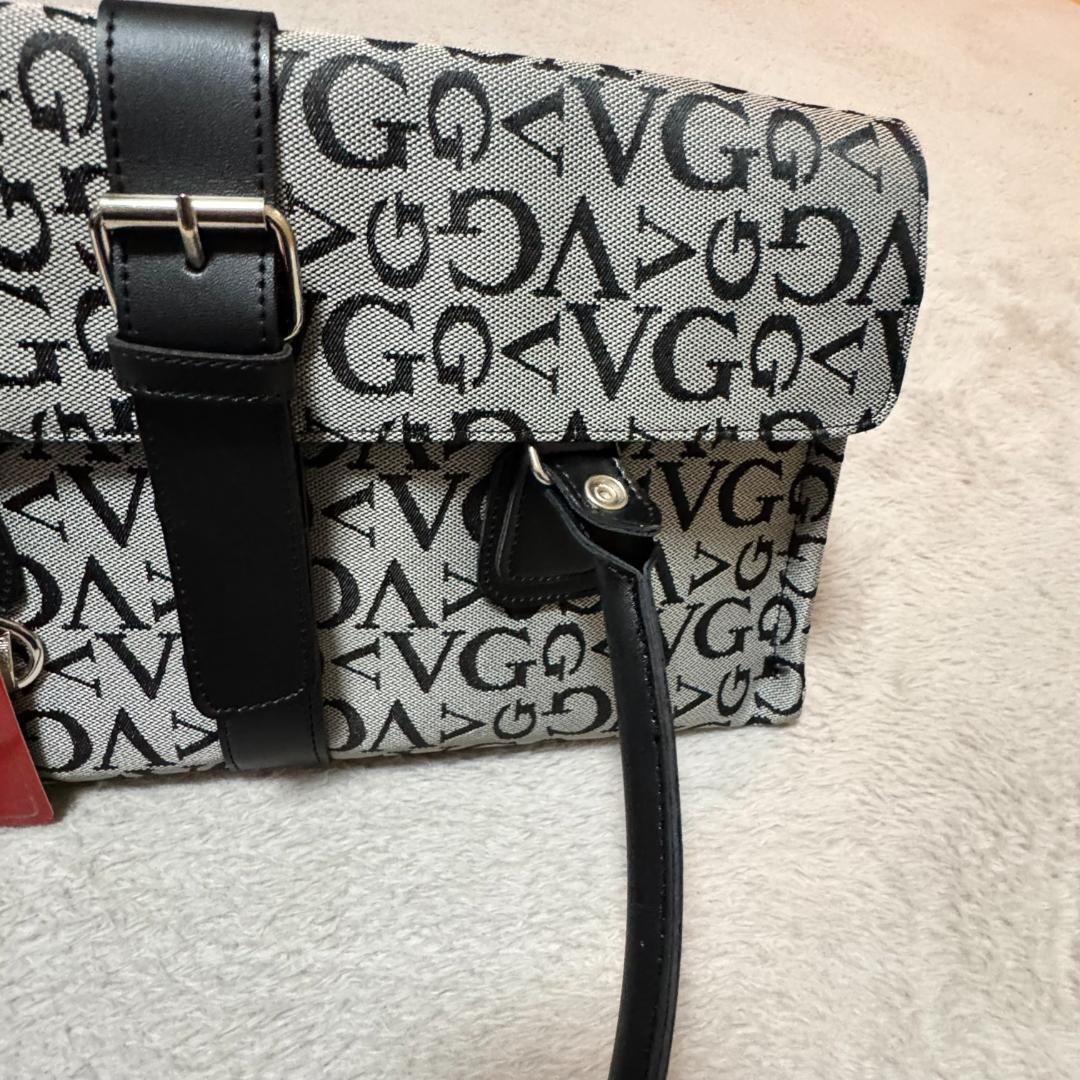 【未使用タグ付】 VALENTINO GHIBERTY ハンドバッグ ロゴ総柄 — image 4