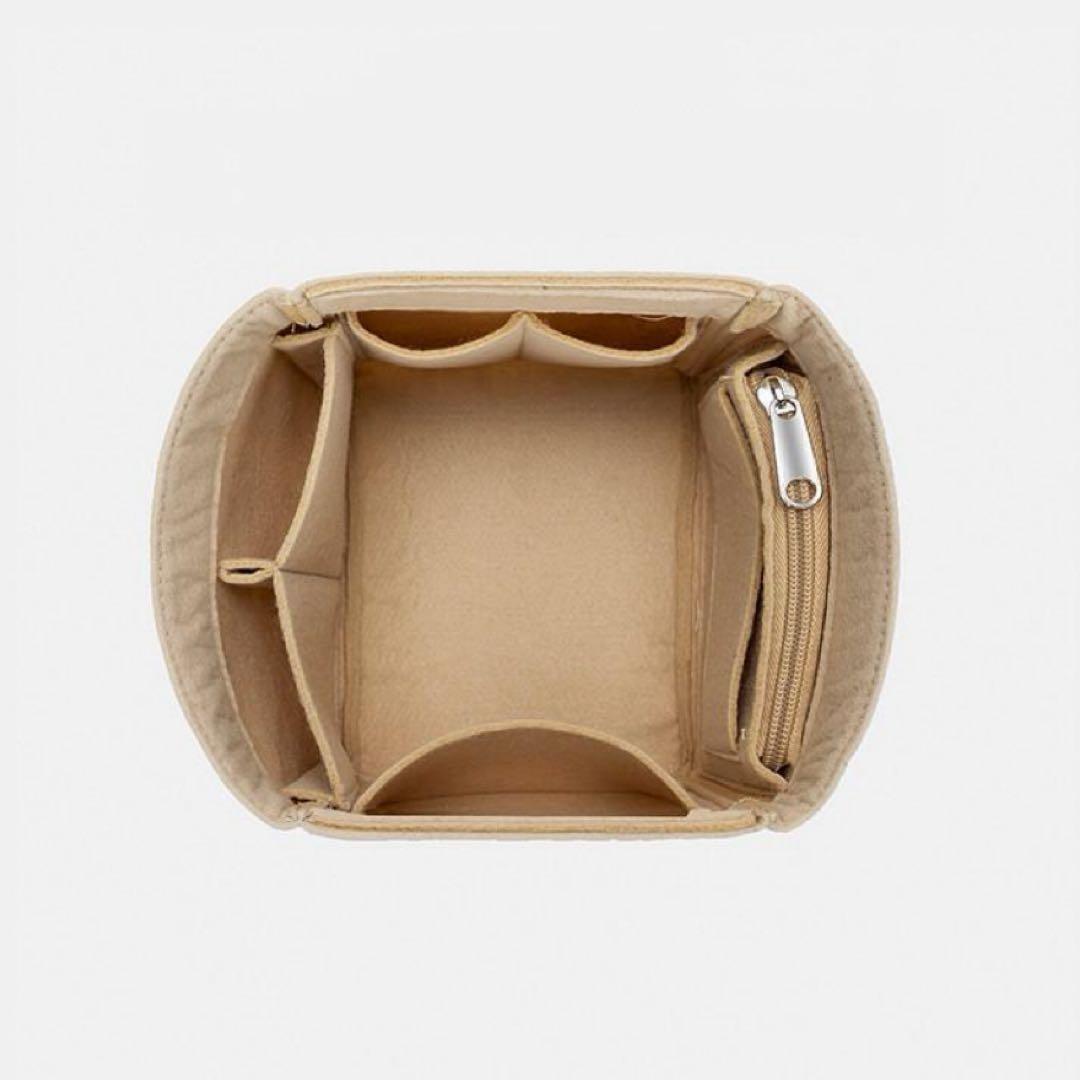 【Beige】インナーバッグ ピコタン MM/22対応 収納 バッグインバッグ — image 2