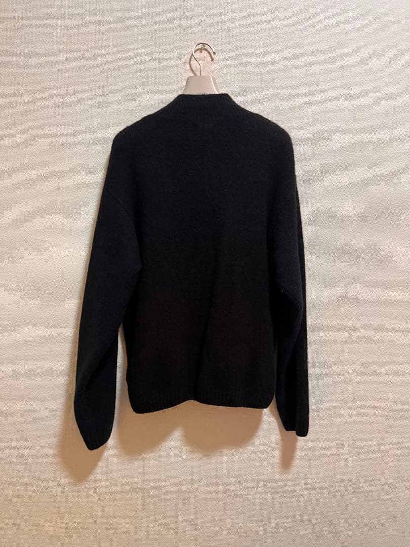 stussy FULL ZIP BRUSHED MERINO SWEATER — image 4