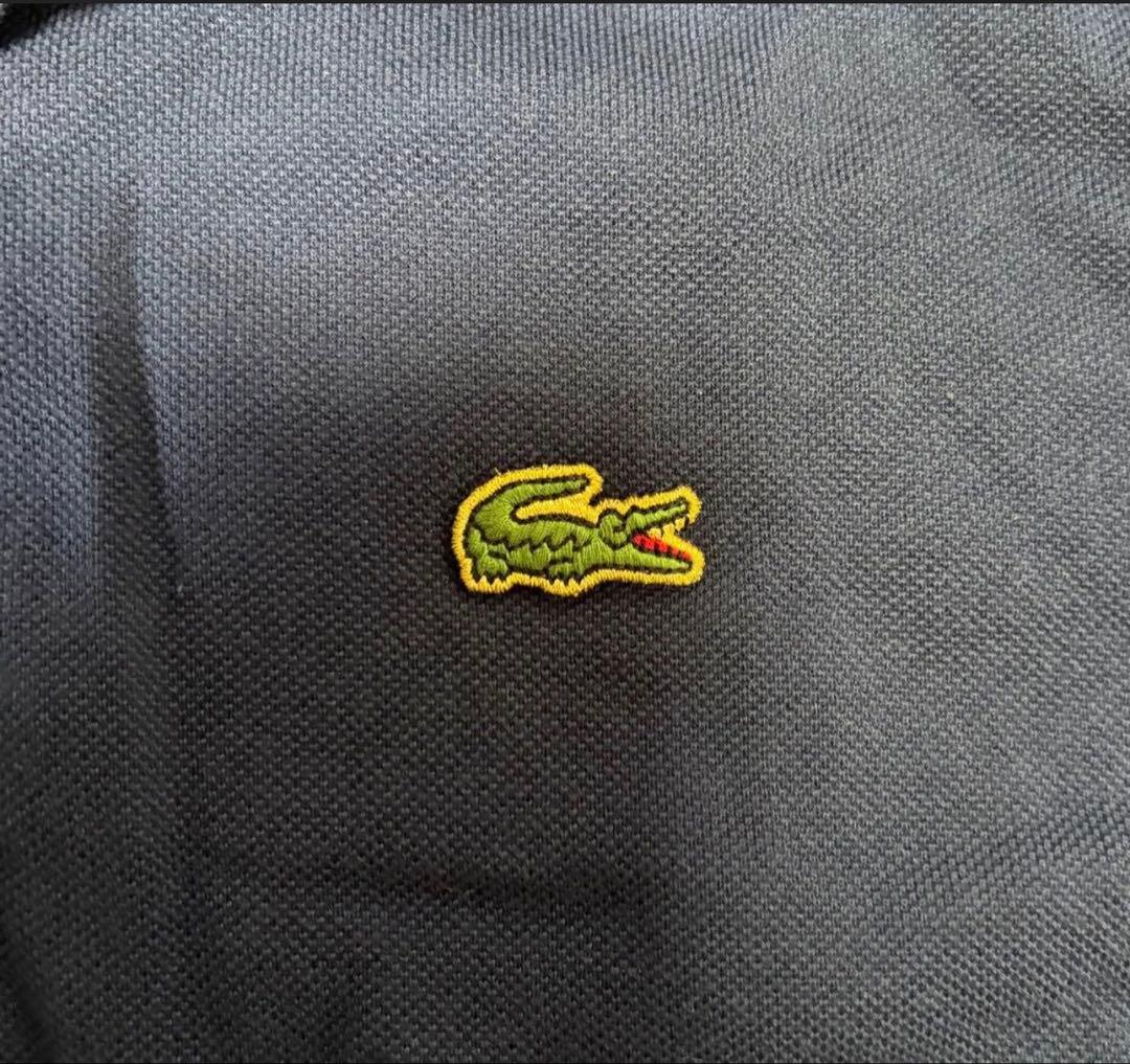 LACOSTE ネイビー ポロシャツ US M — image 4
