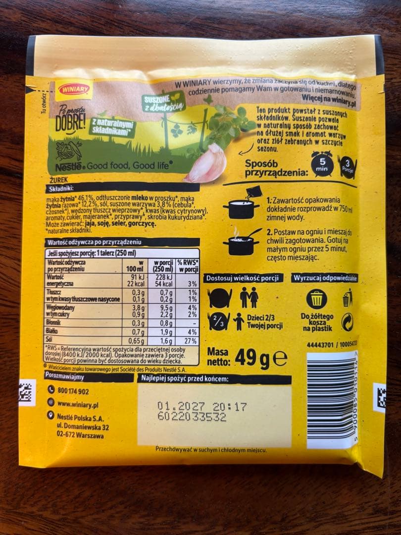 ポーランド料理 ZUREK ジュレック ライ麦スープ 2種ブランド 2個セット — image 5