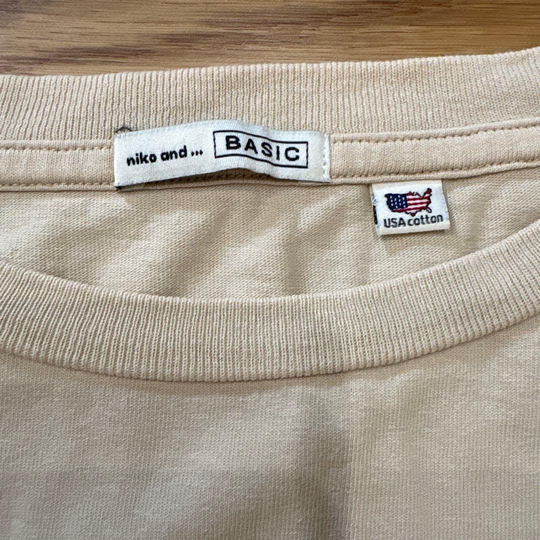 niko and... BASIC USAコットン ポケットTシャツ — image 2