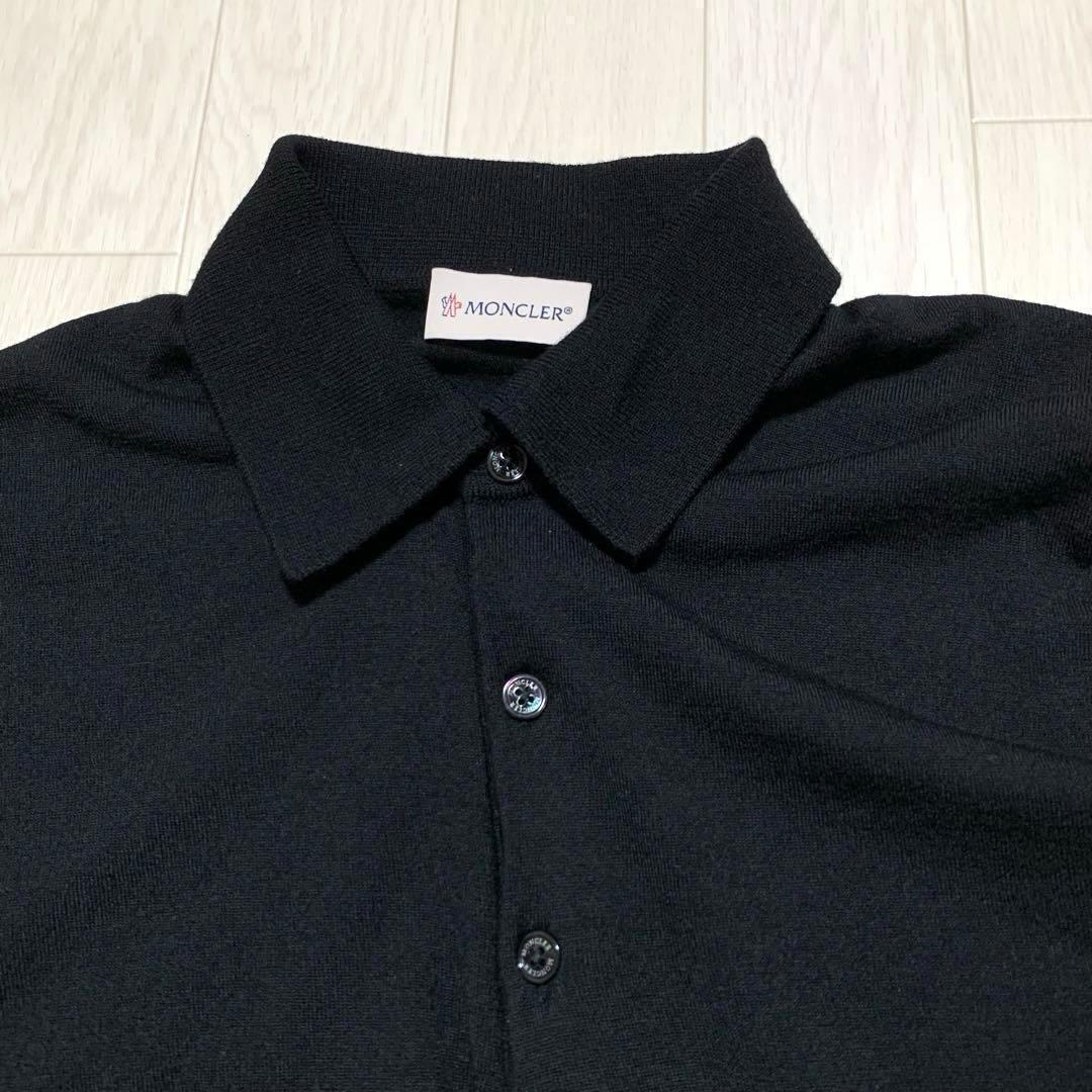 極美品★ モンクレール　ニット　半袖　ブラック　黒　S　国内正規品　3S712 — image 2