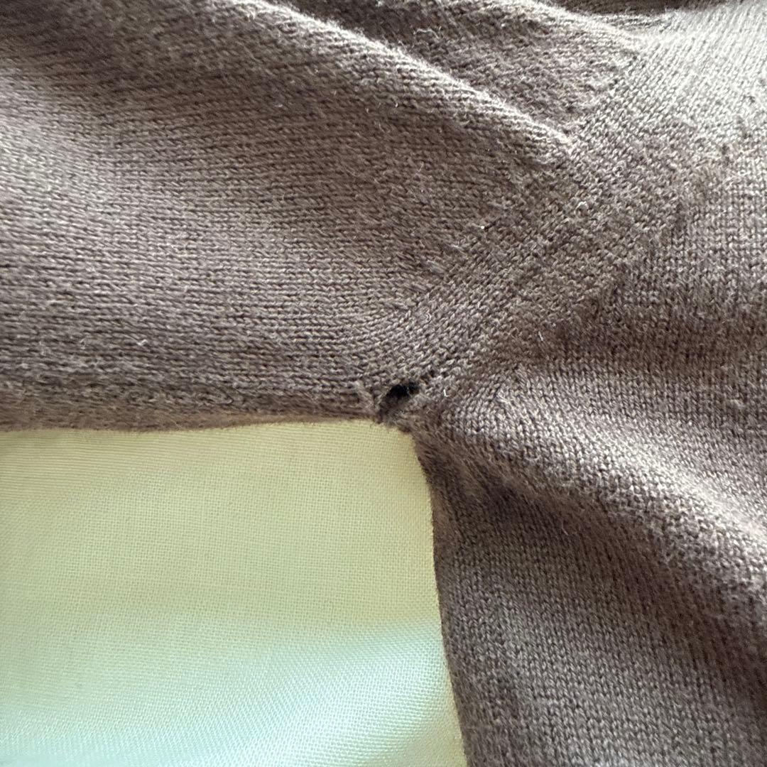 +CLOTHET ダークブラウン ニットポロ　サイズ3 — image 4