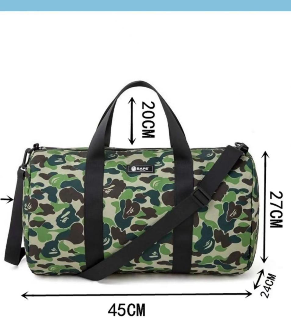 A BATHING APE カモフラ柄 ダッフルバッグ — image 4