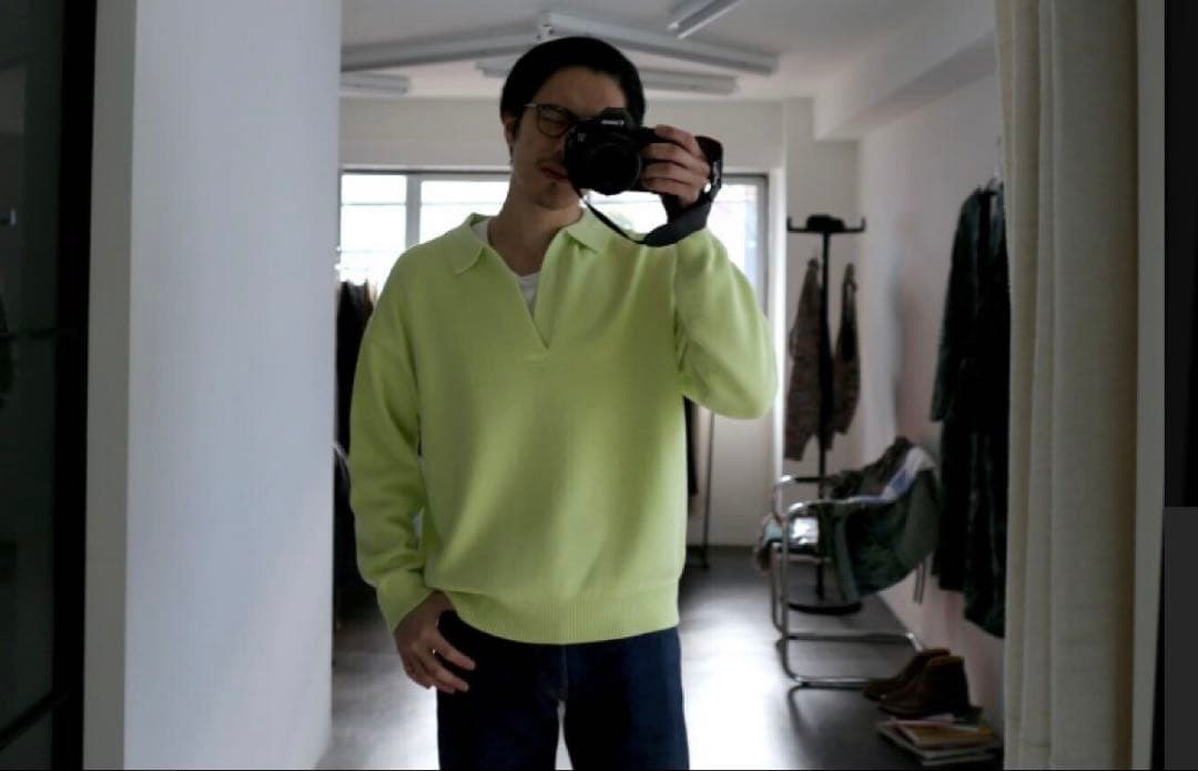MEIAS メイアス　スキッパーニット Lサイズ メンズノンノ掲載 — image 3