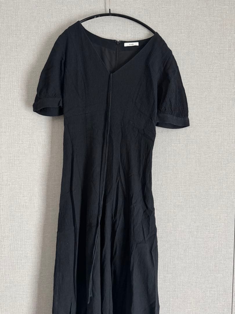 CLANE ブラック 半袖　LADY SHAPE LINE ONE PIECE — image 4