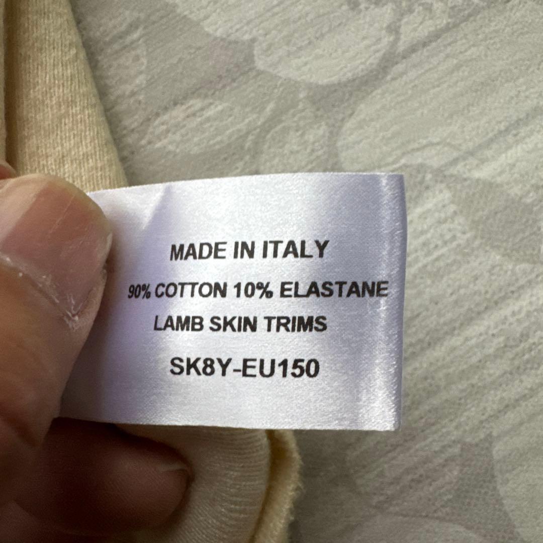 【最高級】ダンヒル ハーフジップ ニット イタリア製 ラムスキン M — image 3