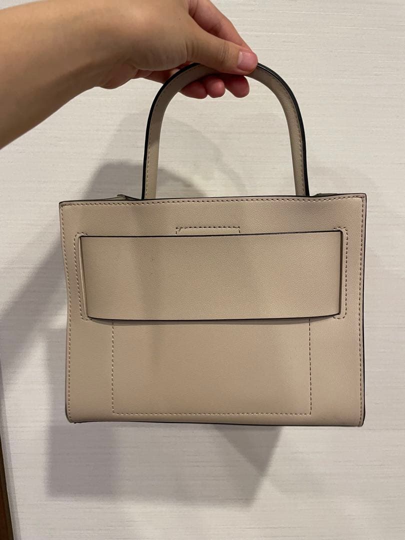 FRAY I.D フレイアイディー バイカラーリボンミドルバッグ ベージュ — image 5