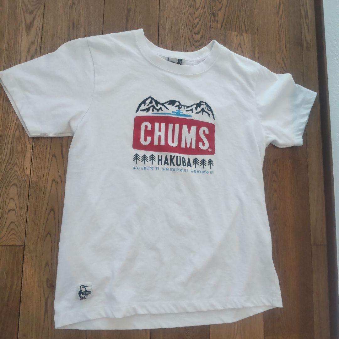 チャムスCHUMS HAKUBA 限定 プリントTシャツ ホワイト Mサイズ — image 2