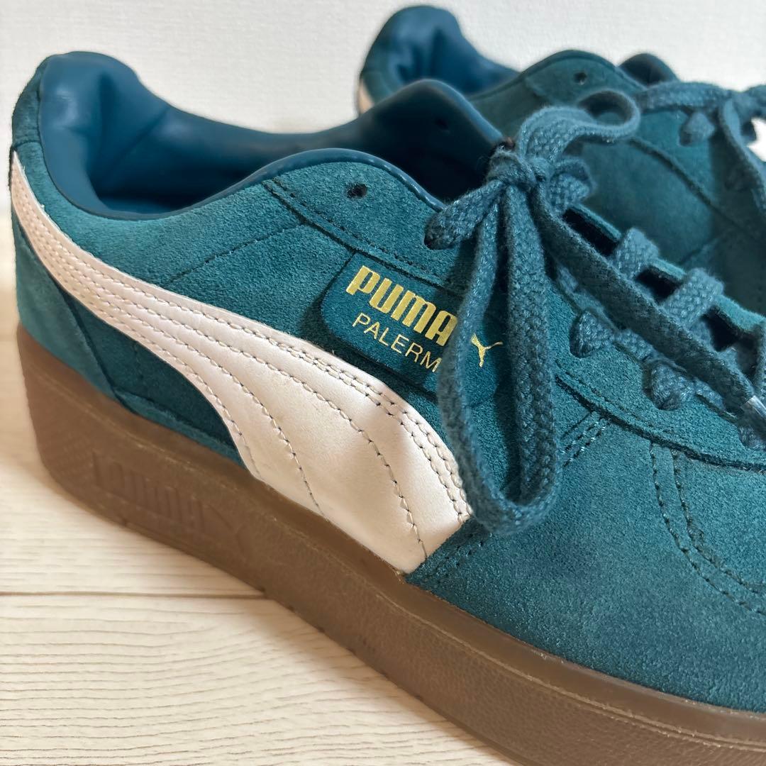 Puma プーマ　パレルモ　スニーカー　25.5cm グリーン — image 2