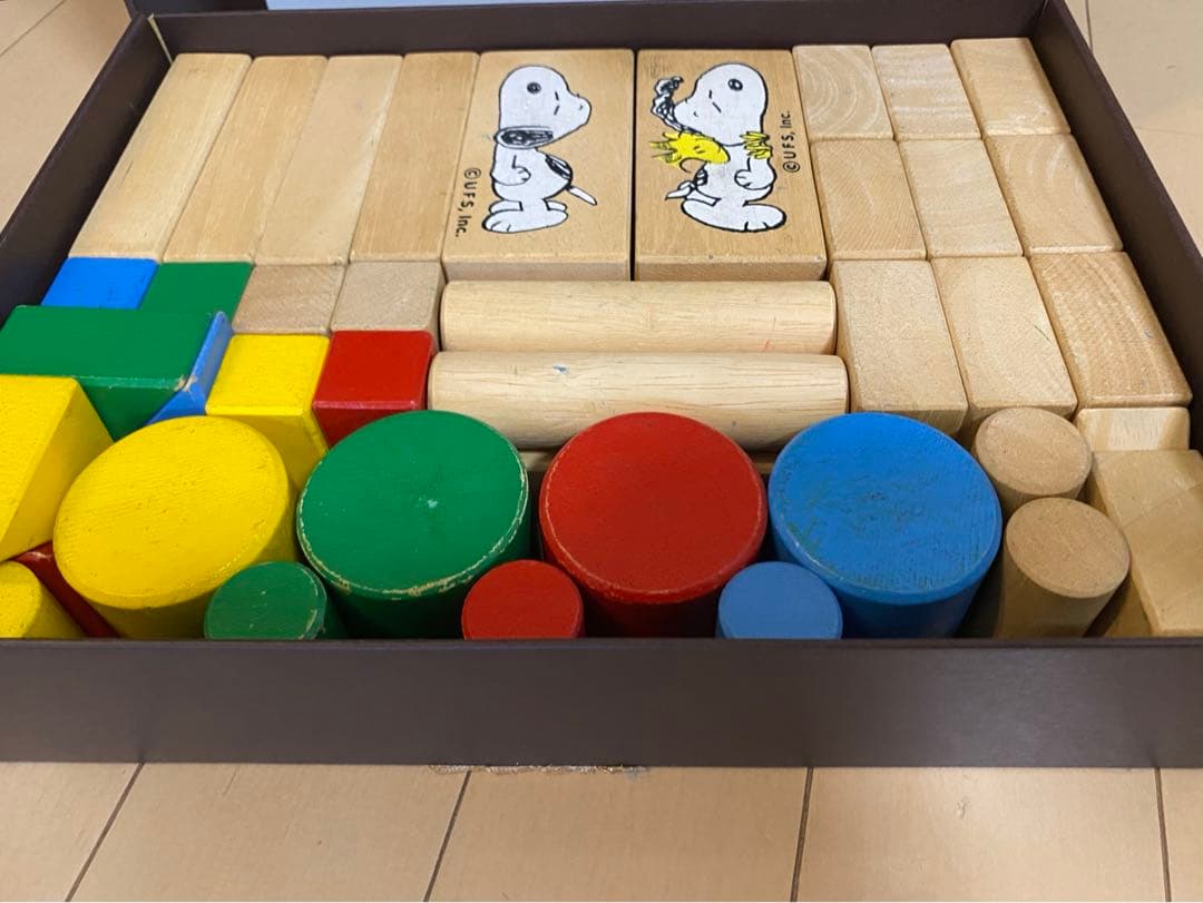 スヌーピー　木製積み木 — image 2
