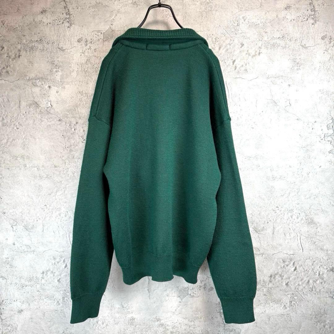 80's ST.TOROSA 昭和レトロ　ショールカラー　肉厚ウールニット — image 4