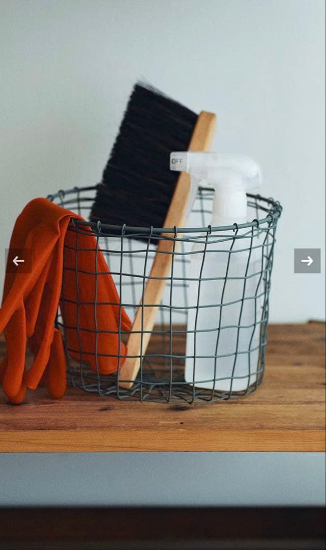 fog linen work　ワイヤーバスケット 2個セット ラウンドポット — image 5