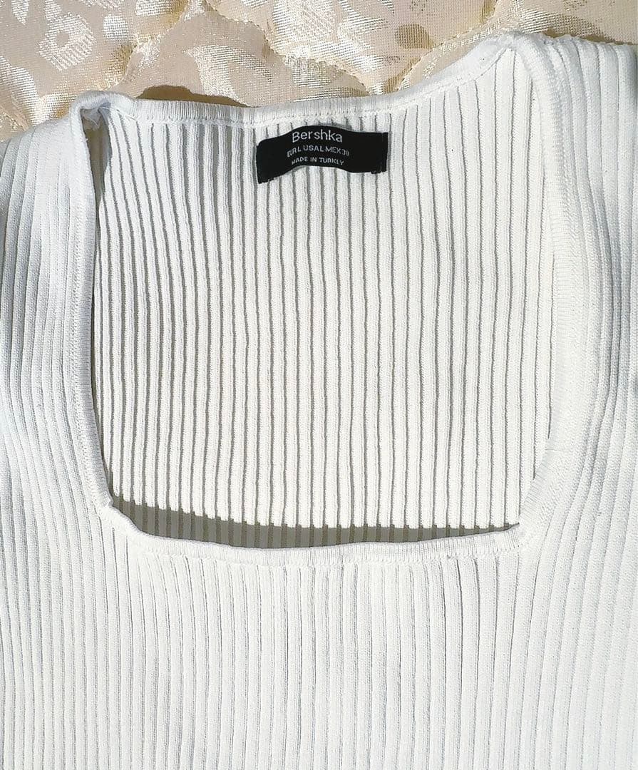Bershka ♡ ベルシュカ tシャツ ホワイト — image 2