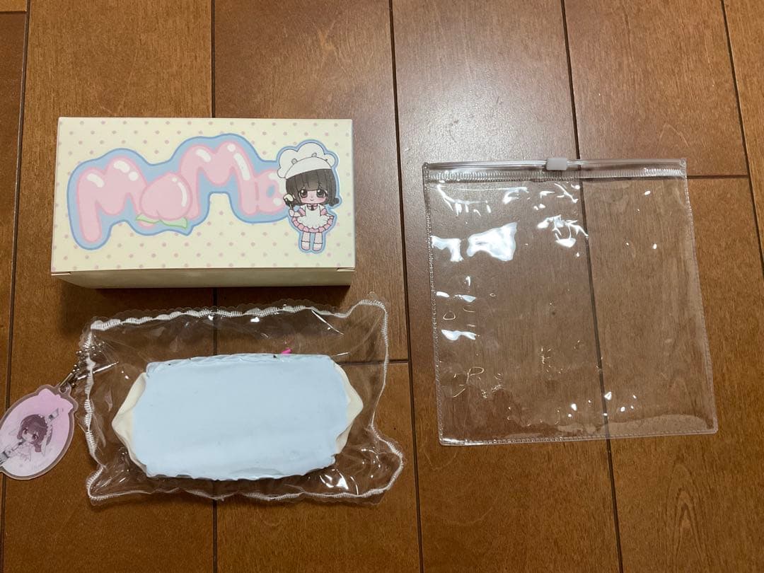 MoMo スクイーズ ワッフル 水色 初期品 レア — image 2