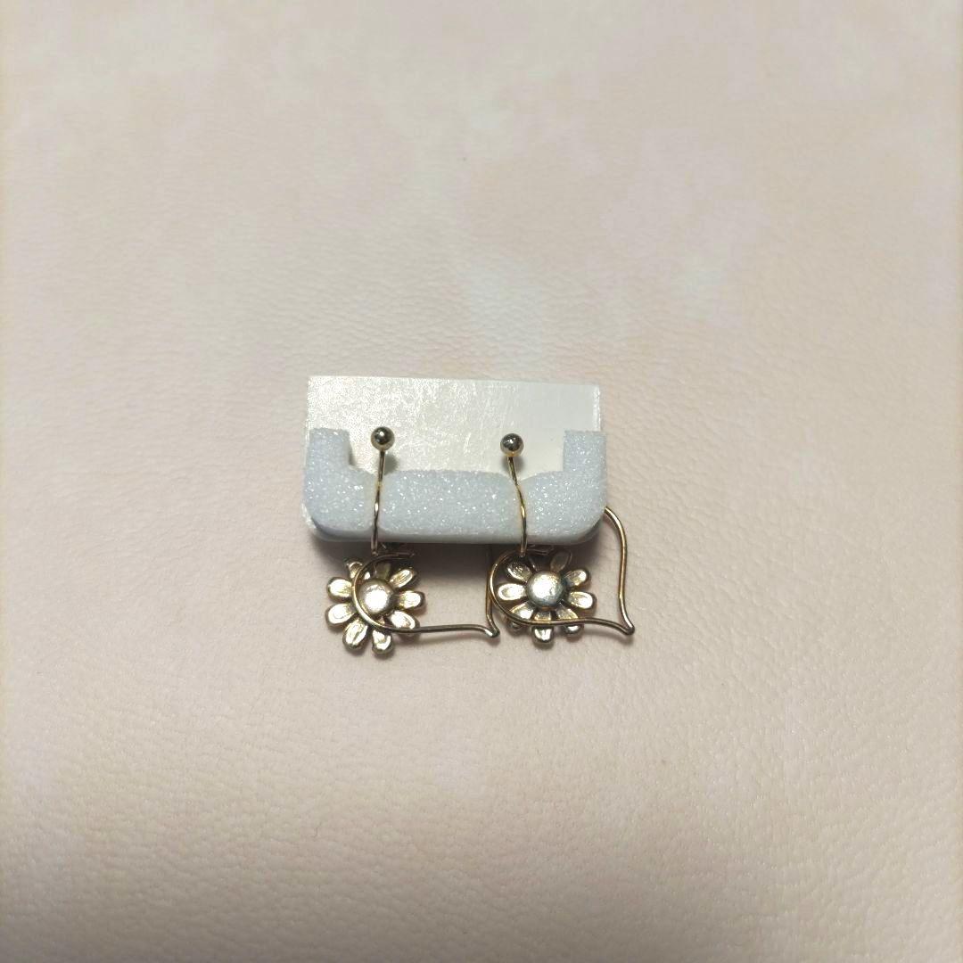 【未使用品】ハート フラワー イヤリング — image 2
