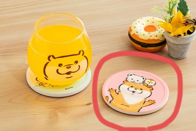 可愛い嘘のカワウソ　素焼きコースター　その他セット — image 2