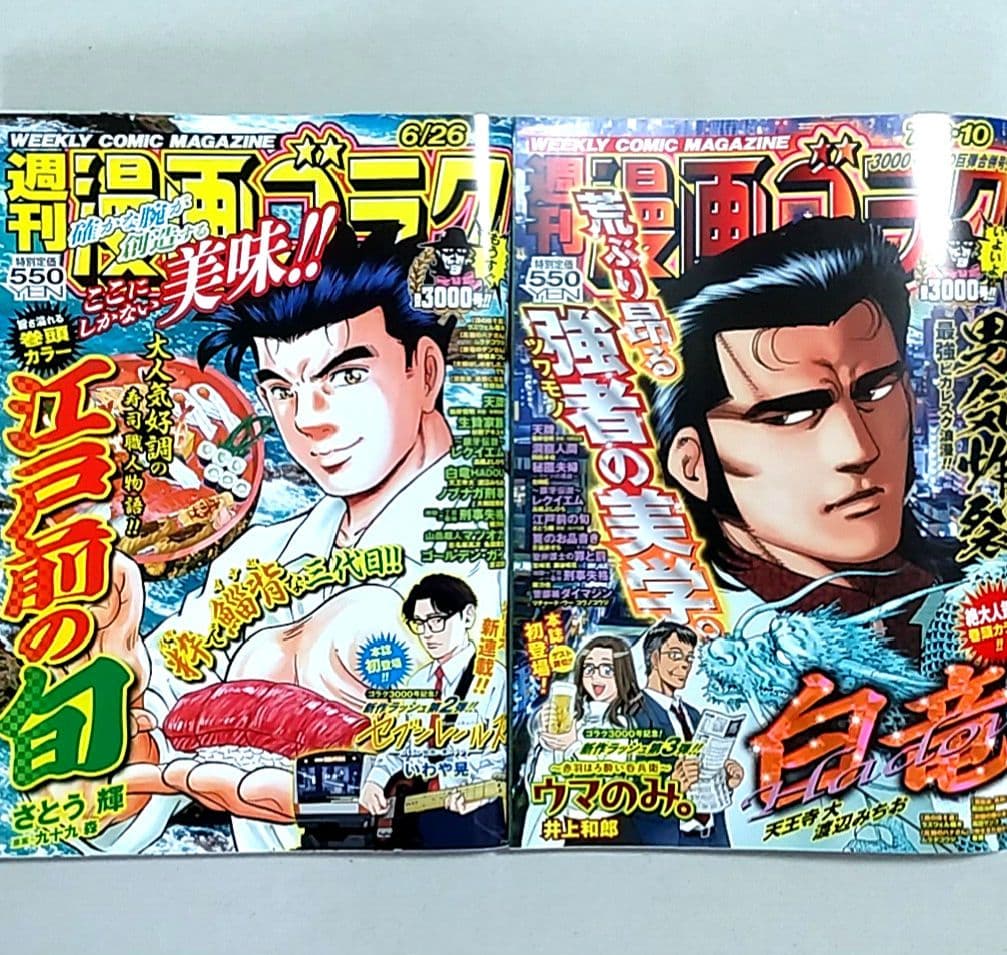【最新2冊】週刊漫画ゴラク2999＆2998号（7/3•10合併＆6/26)競馬 — image 2