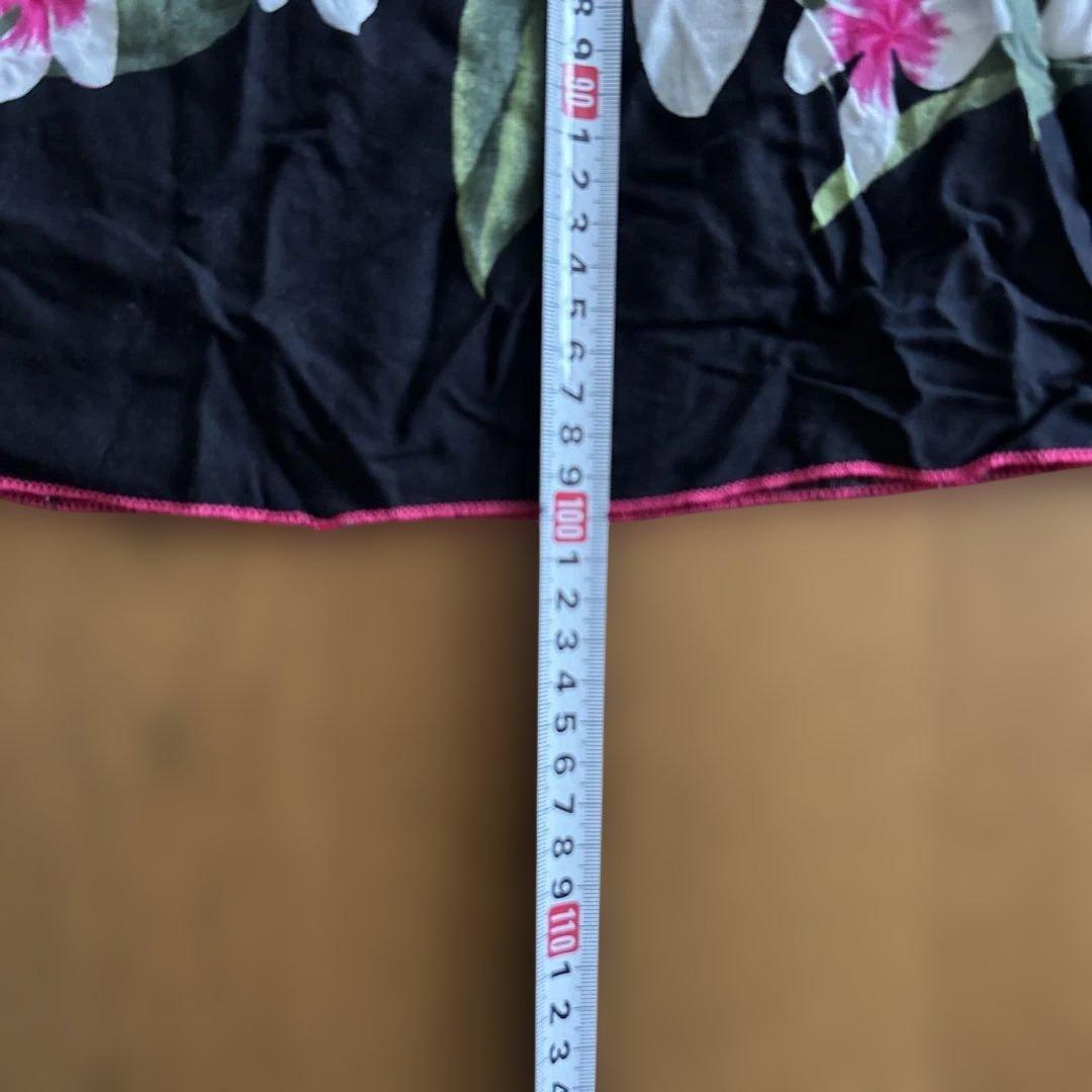 Favant Hawaii 花柄 キャミワンピース ブラック — image 3
