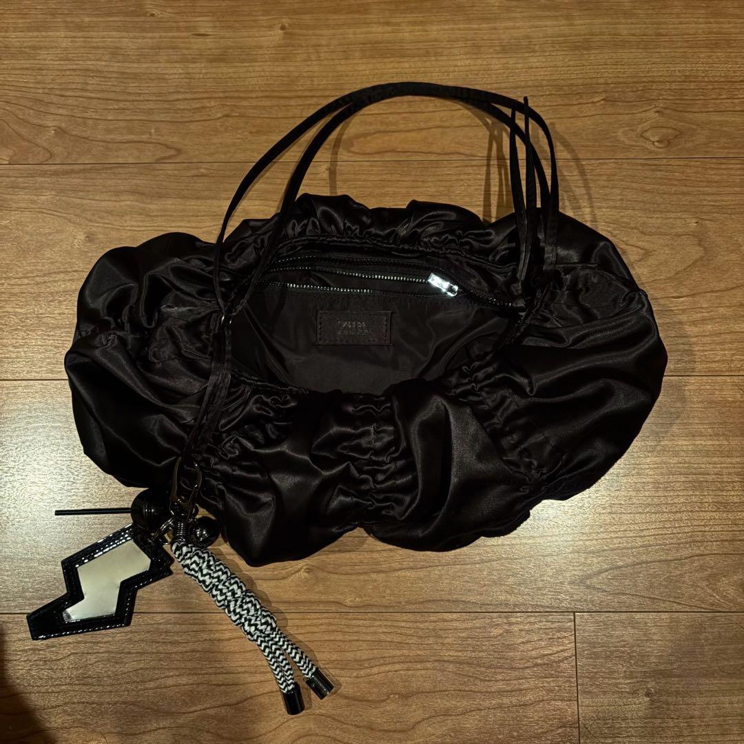 希少　ZARA マルチチャームギャザーバゲットバッグ — image 3