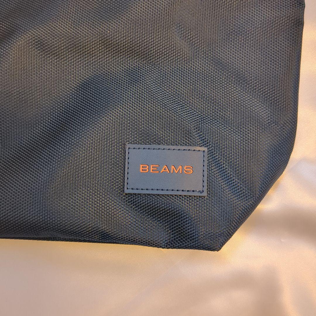 ビームス beams ネイビー キャンバス トートバッグ — image 2