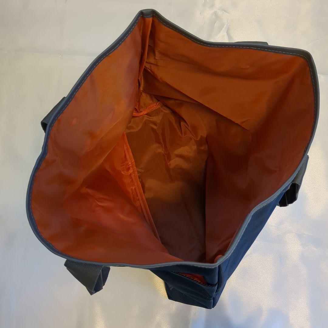ビームス beams ネイビー キャンバス トートバッグ — image 3