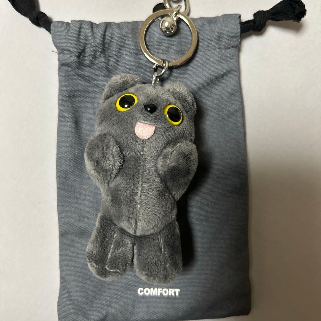 【未使用品】韓国COMFORT ムンク　ぬいぐるみ　キーホルダー　キーリング — image 2