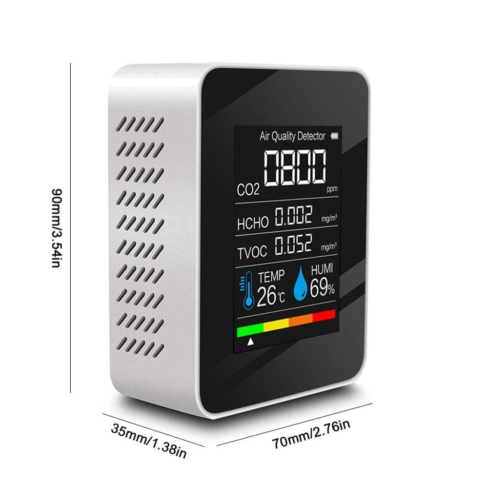 5 in 1 空気質モニター（CO2/ホルムアルデヒド/TVOC/温度/湿度） — image 4