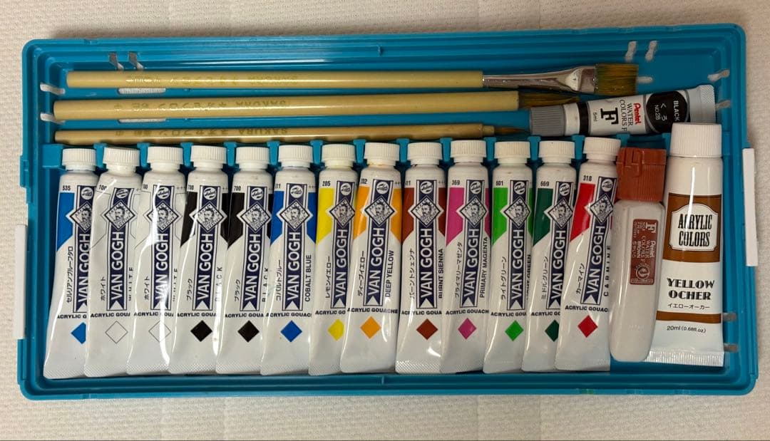 VAN GOGH アクリルガッシュ デザインセット 12色絵具セット ターレンス — image 2