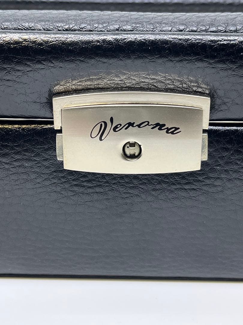 Verona ベローナ ヴェローナ 高級腕時計収納ケース 5本用 牛革 鍵付き — image 2