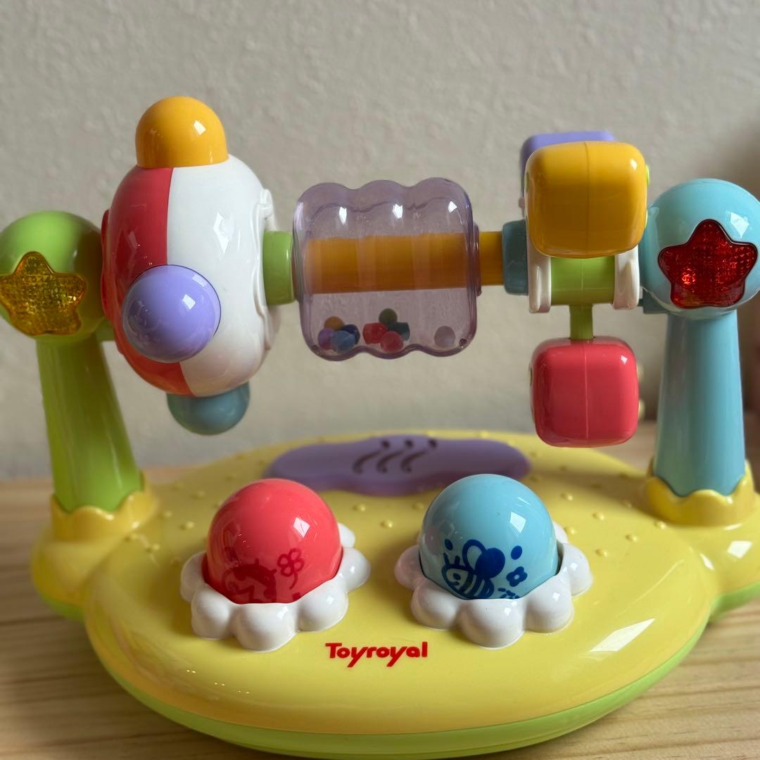 トイローヤル まわしてくるくるサウンド エドインター ふわふわなげっこ 知育玩具 — image 2