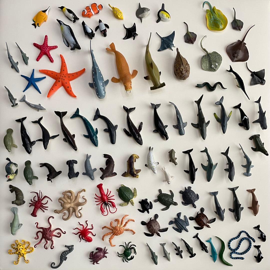 美品❤︎海の生き物フィギュア大量まとめ　サメ/シャチ/アザラシ/カメ/エイ/タコ等 — image 2
