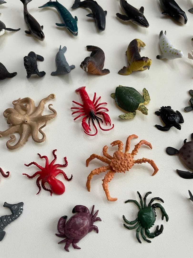 美品❤︎海の生き物フィギュア大量まとめ　サメ/シャチ/アザラシ/カメ/エイ/タコ等 — image 4
