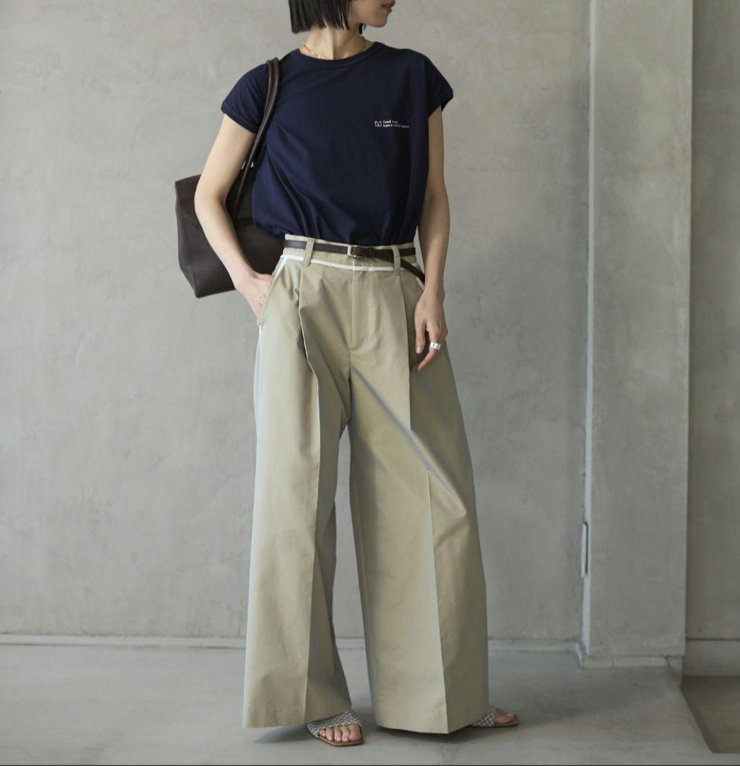 MA Firsthand ワンポイント刺繍ベーシックロゴフレンチスリーブTシャツ — image 2