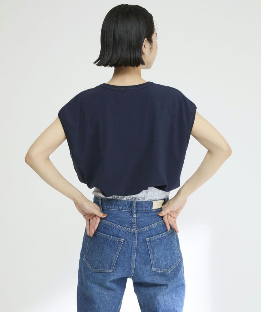 MA Firsthand ワンポイント刺繍ベーシックロゴフレンチスリーブTシャツ — image 3