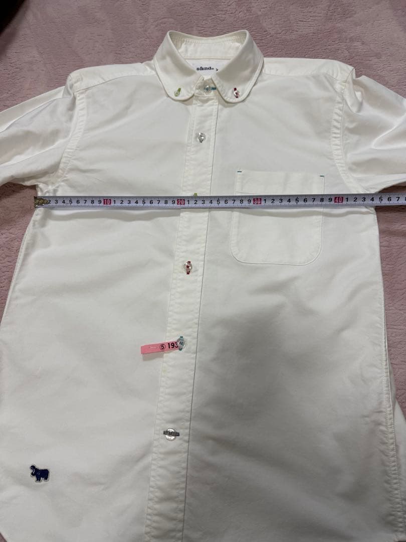 今月で取り下げます s&nd セカンド カラフル シャツ 長袖 ホワイト — image 3
