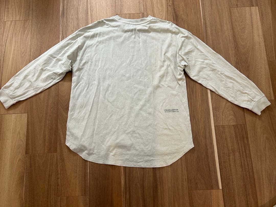 coen ピグメントロゴプリントロングスリーブＴシャツ — image 3