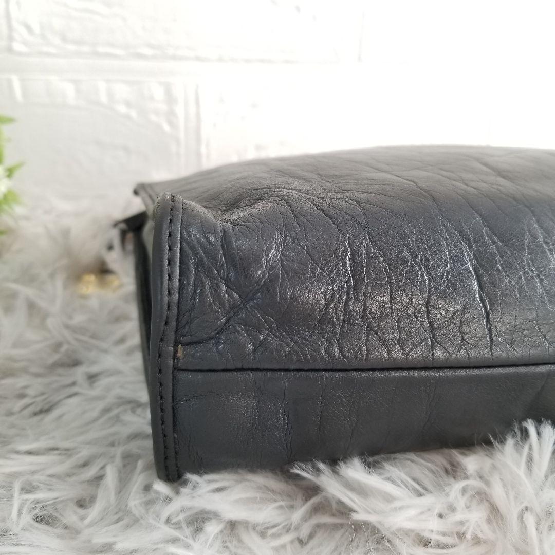LOEWE ロエベ ハンドバッグ クラッチバッグ ポーチ 本革 レザー ブラック — image 3