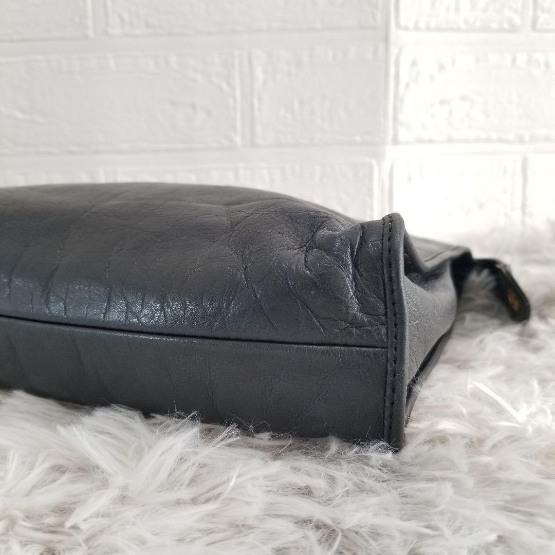 LOEWE ロエベ ハンドバッグ クラッチバッグ ポーチ 本革 レザー ブラック — image 4