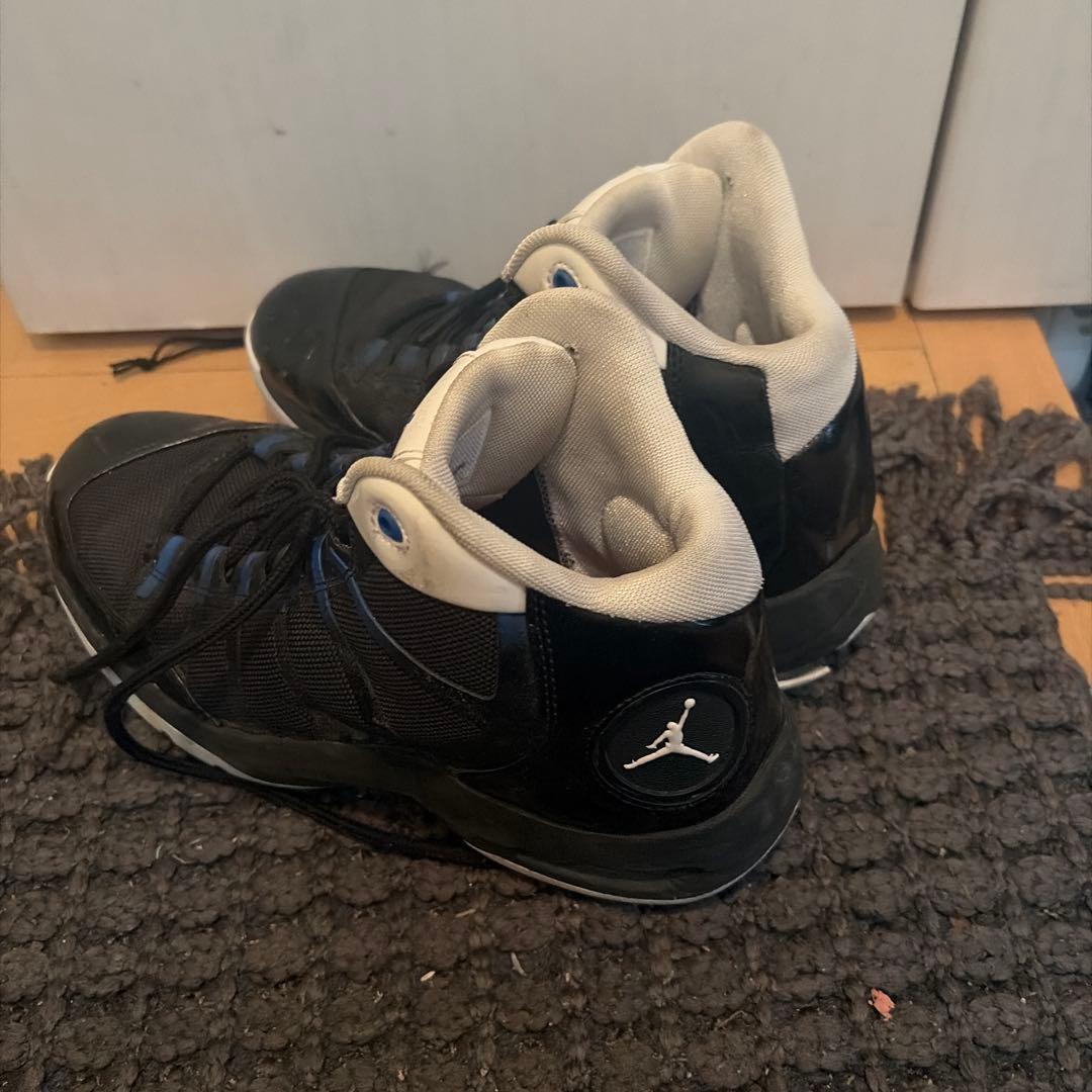 Jordan スニーカー ブラック ブルー — image 3