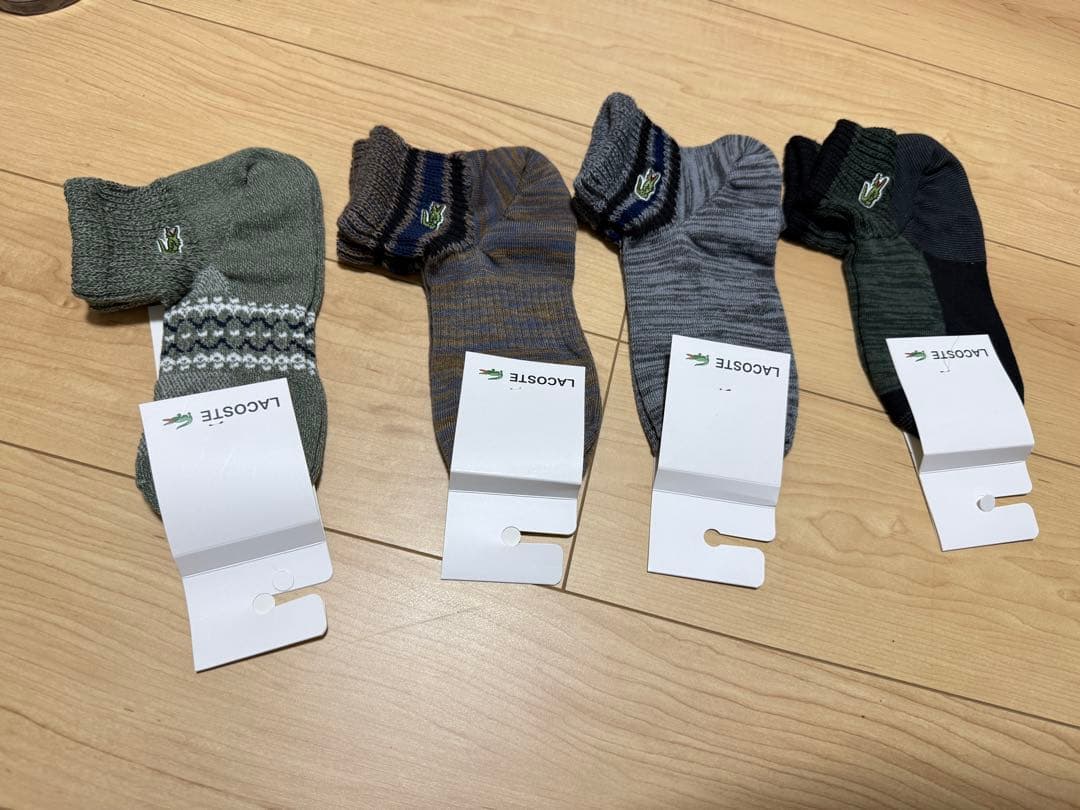 LACOSTE ラコステ アンクルソックス 4足セット 25~27cm一着限リ — image 2