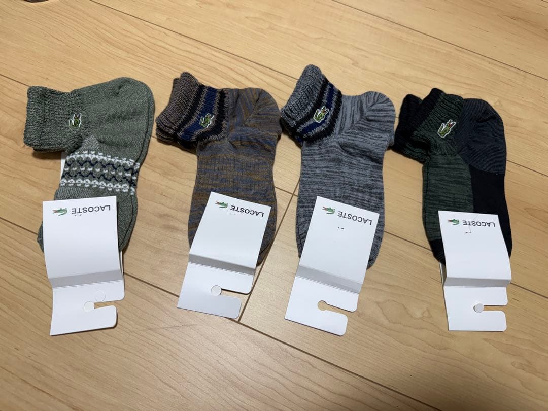 LACOSTE ラコステ アンクルソックス 4足セット 25~27cm一着限リ — image 3