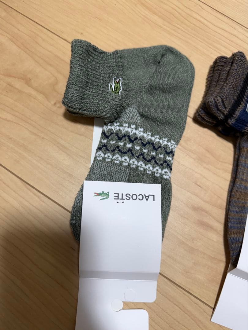 LACOSTE ラコステ アンクルソックス 4足セット 25~27cm一着限リ — image 4