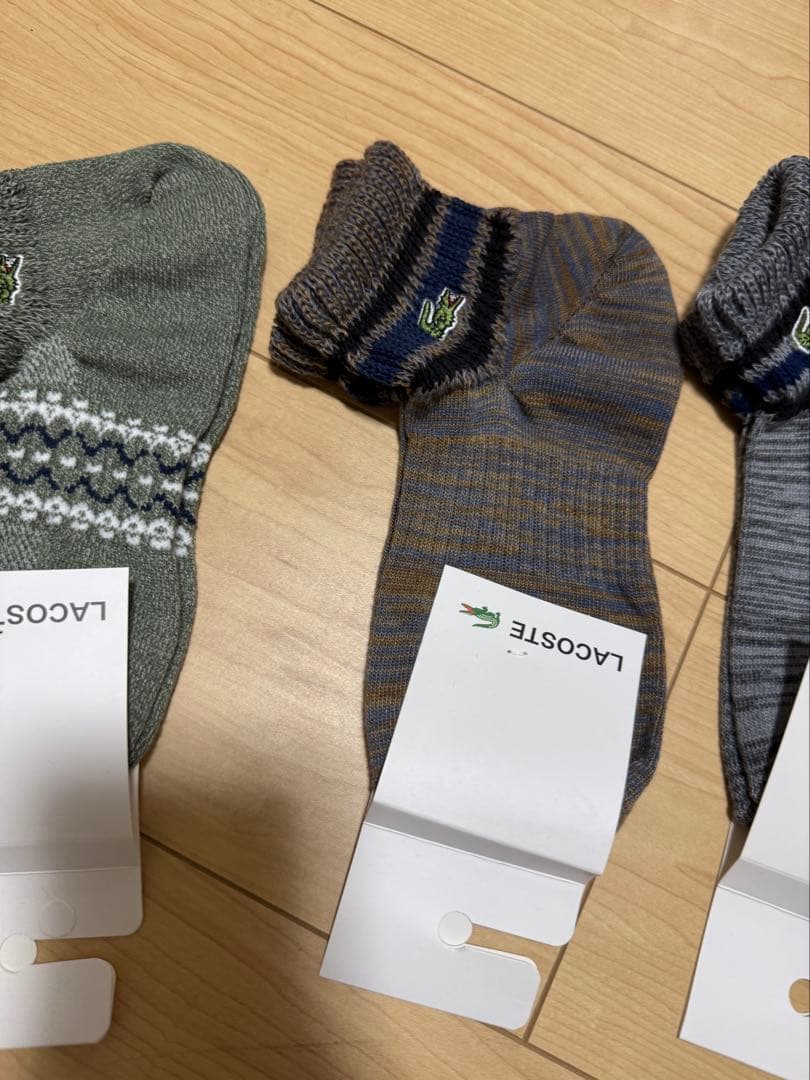 LACOSTE ラコステ アンクルソックス 4足セット 25~27cm一着限リ — image 5
