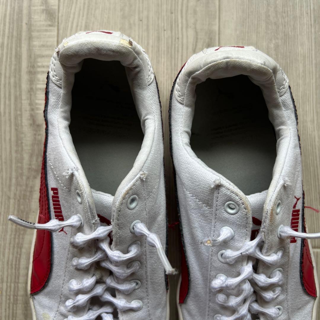 PUMA スニーカー ホワイト レッド ローカット26.5cm — image 3