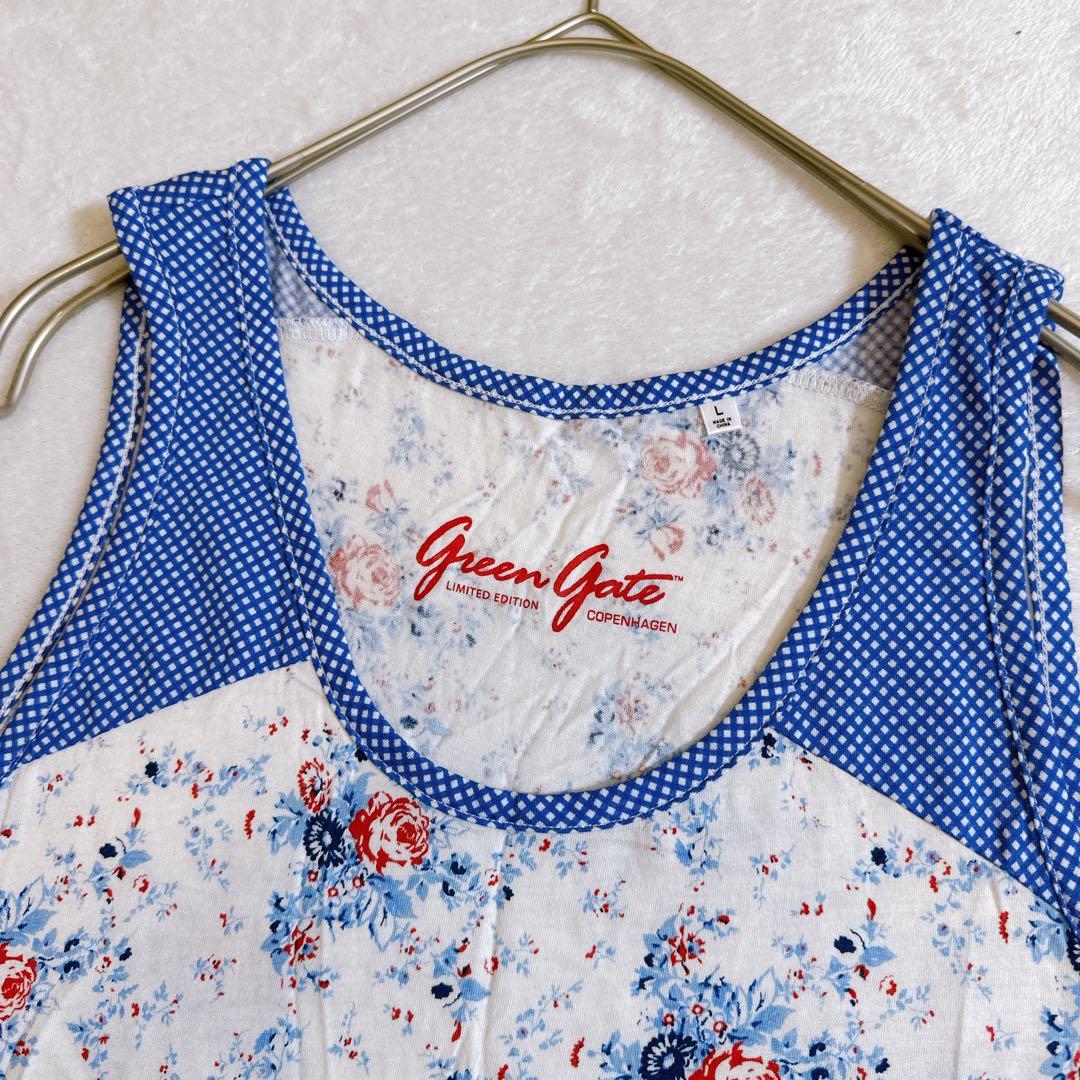 UNIQLO×GreenGateコラボ ◆チュニックタンクワンピ 花柄 L — image 3