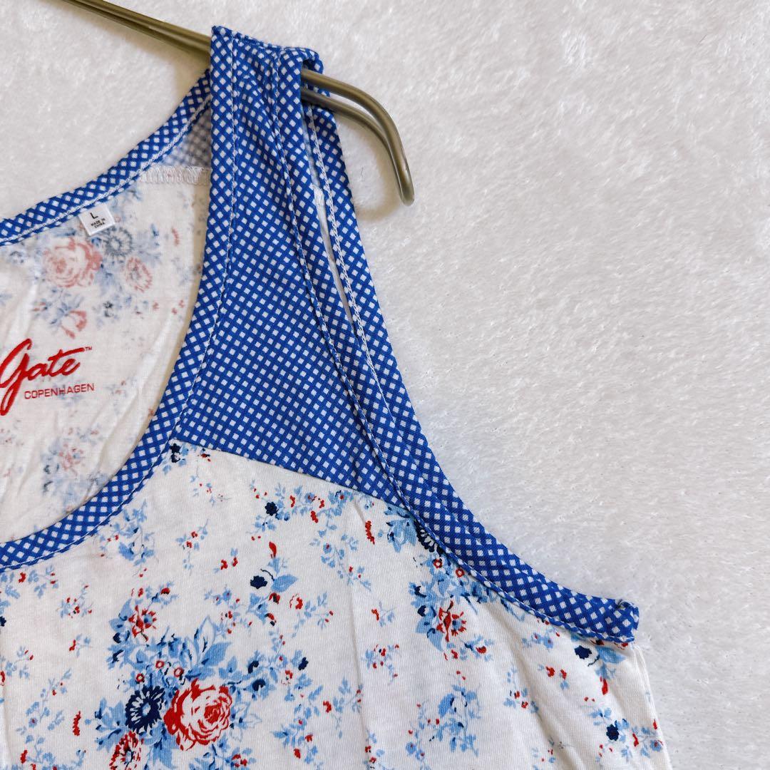 UNIQLO×GreenGateコラボ ◆チュニックタンクワンピ 花柄 L — image 5