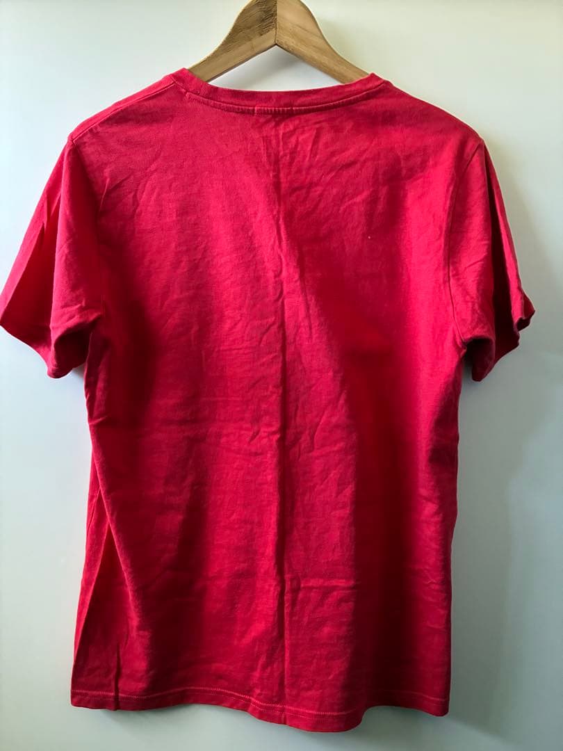 GU Coca-Cola コカコーラ ロゴTシャツ M レッド 半袖 企業ロゴ — image 2