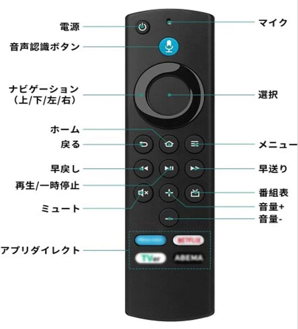 新品 未使用 Fire TV Stick対応 音声認識リモコン Alexa対応 — image 2